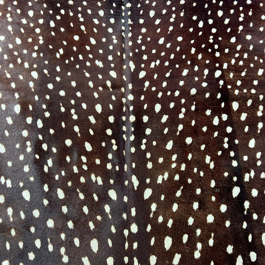 Axis Deer Print Cowhide Rug Size: 7x5 feet J-113
