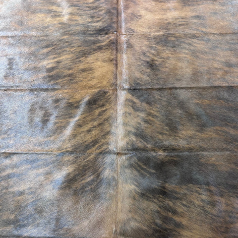 Beautiful Brown Brindle Cowhide Rug (46 sq ft) Size: 7.2x7.5 feet Colombia-25