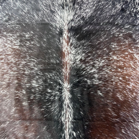 Salt & Pepper Reddish  Cowhide Rug (39.75 sq ft) Size: 7.7x6.5 feet Colombia-2