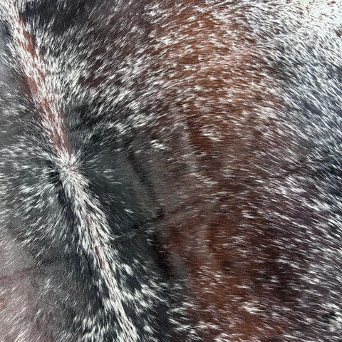 Salt & Pepper Reddish  Cowhide Rug (39.75 sq ft) Size: 7.7x6.5 feet Colombia-2