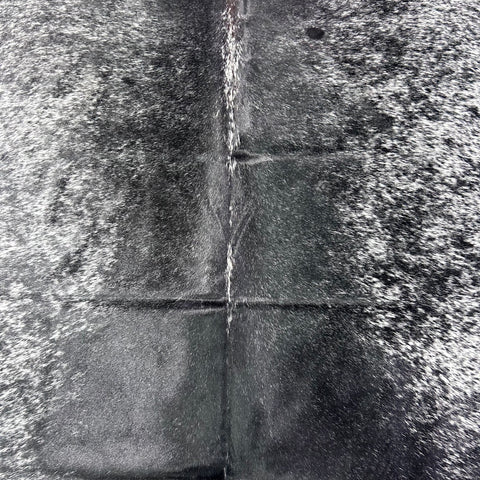 Salt & Pepper Black and White  Cowhide Rug (48 sq ft) Size: 7.7x7 feet Colombia-3