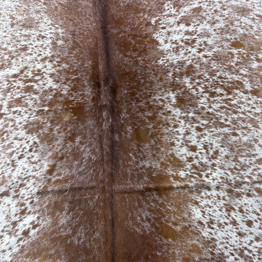 Salt & Pepper Brown and White  Cowhide Rug (40 sq ft) Size: 7x6.7 feet Colombia-4