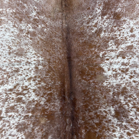 Salt & Pepper Brown and White  Cowhide Rug (40 sq ft) Size: 7x6.7 feet Colombia-4