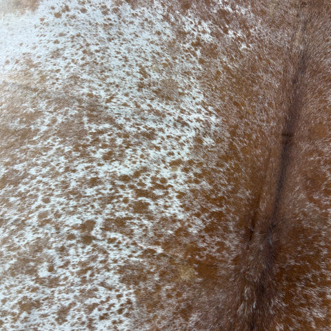 Salt & Pepper Brown and White  Cowhide Rug (40 sq ft) Size: 7x6.7 feet Colombia-4