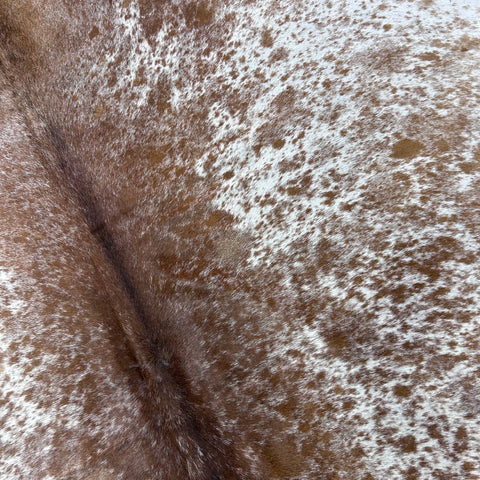 Salt & Pepper Brown and White  Cowhide Rug (40 sq ft) Size: 7x6.7 feet Colombia-4