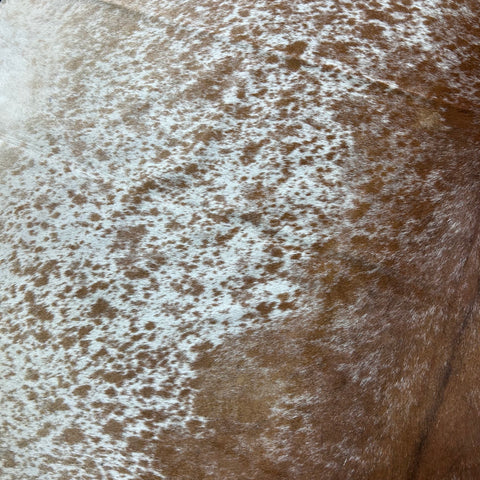 Salt & Pepper Brown and White  Cowhide Rug (40 sq ft) Size: 7x6.7 feet Colombia-4