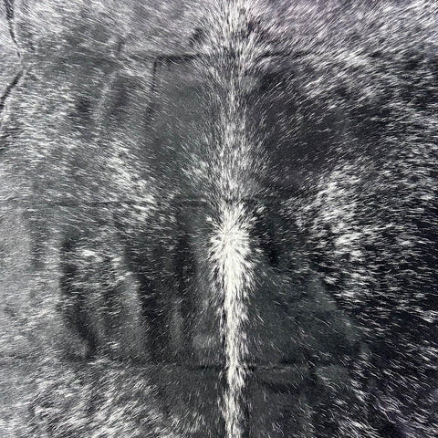 Salt & Pepper Black and White Cowhide Rug (39.75sq ft) Size: 7x7 feet Colombia-6