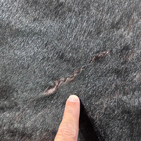 Tricolor Cowhide Rug (39 sq ft) Size: 7x6 feet Colombia-379