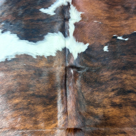 Huge Tricolor Cowhide Rug (44 sq ft) Size: 8x6 feet Colombia-270