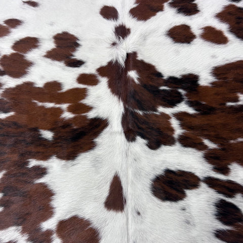HUGE Tricolor Cowhide Rug (50 sq ft) Size: 8.2x7 feet Colombia-80