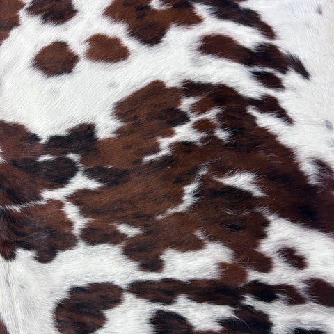 HUGE Tricolor Cowhide Rug (50 sq ft) Size: 8.2x7 feet Colombia-80