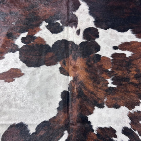 Tricolor Cowhide Rug (43.25 sq ft) Size: 8x6.5 feet Colombia-85