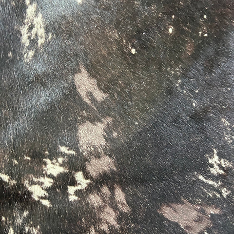 Printed Black and White Speckled Cowhide Rug Size: 6.5x5.7 feet D-861