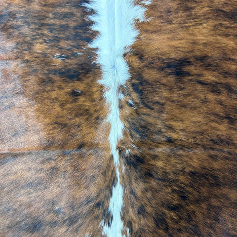 Tricolor Cowhide Rug (37 sq ft) Size: 7x6.5 feet Colombia-258