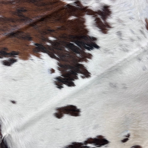 Tricolor Cowhide Rug (43 sq ft) Size: 8x7 feet Colombia-255