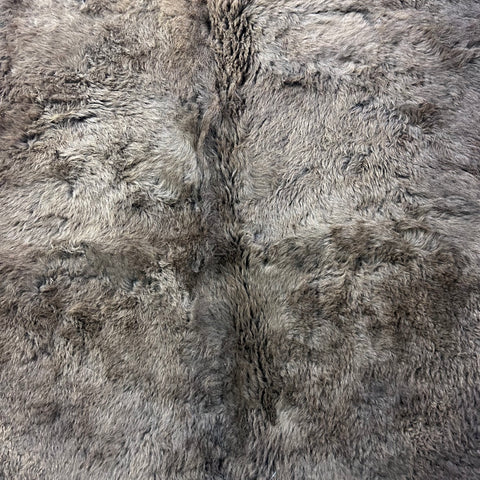 Bison Skin Rug (little tail) Size: 7.5x6.5 feet BISON # 17