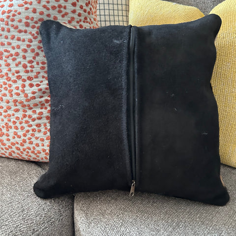 Real Zebra Skin Pillow Cover 17X17" # 22