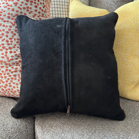 Real Zebra Skin Pillow Cover 17X17" # 22