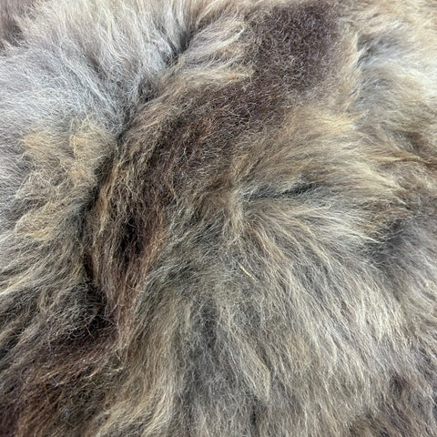 Bison Skin Rug (little tail) Size: 7.5x6.5 feet BISON # 17
