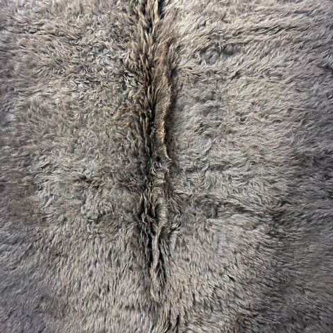 Bison Skin Rug (little tail) Size: 8x7 feet BISON # 18