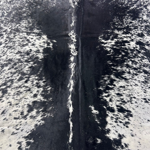 Salt & Pepper Black and White Cowhide Rug Size: 8.2x7.5 feet Z-282