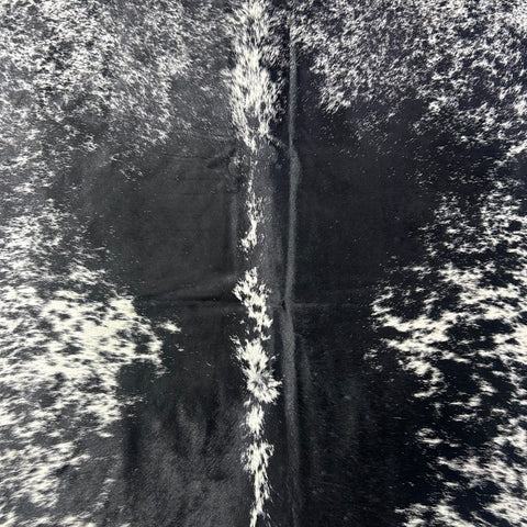 Salt & Pepper Black and White Cowhide Rug Size: 8.2x7.5 feet Z-282