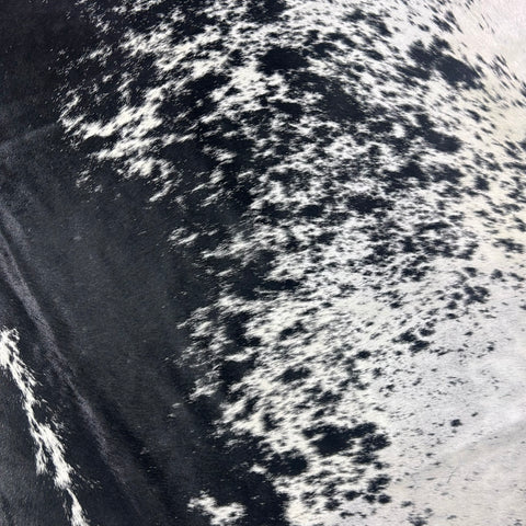 Salt & Pepper Black and White Cowhide Rug Size: 8.2x7.5 feet Z-282