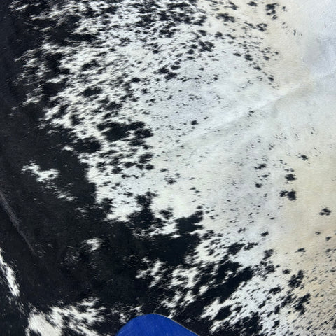 Salt & Pepper Black and White Cowhide Rug Size: 8.2x7.5 feet Z-282