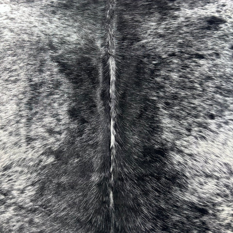 Salt & Pepper Black and White Cowhide Rug Size: 6.7x7 feet Z-283