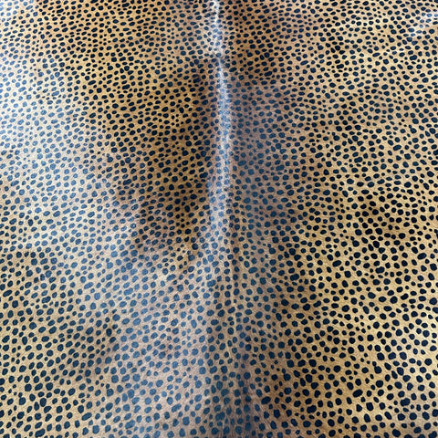 Cheetah Print Cowhide Rug (background is a bit darker) Size: 7x5.5 feet Z-286