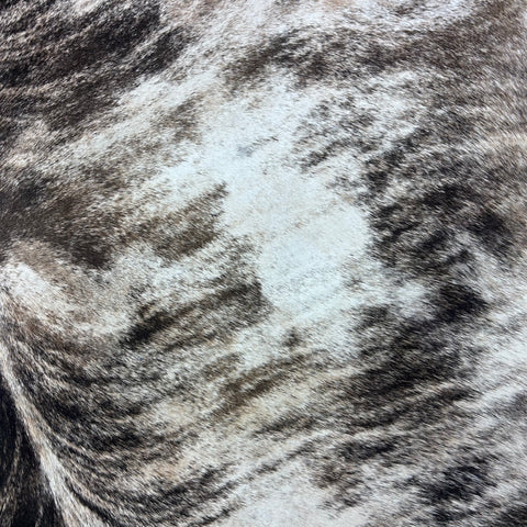 Gorgeous Grey Brindle Cowhide Rug Size: 7.7x7 feet Z-099