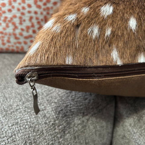 Axis Deer Pillow Cover #8 Axis Deer Skin Pillow Lumbar Pillow Case (exact one) 16X12"