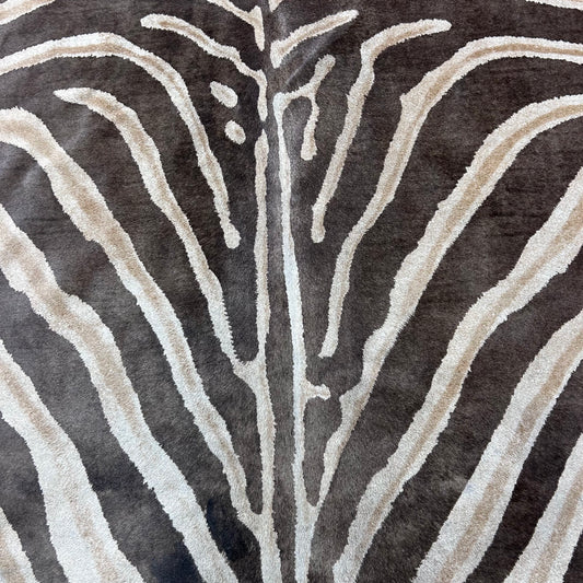 Genuine Zebra Cowhide Rug (faded) Size: 7.2x6 feet Z-121