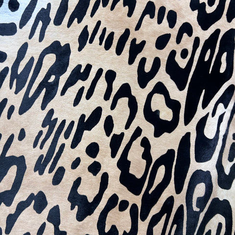 Light Jaguar Cowhide Rug Size: 7x5.5 feet Y-128