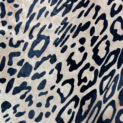 Light Jaguar Cowhide Rug Size: 7.7x6 feet Y-130
