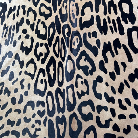 Light Jaguar Cowhide Rug Size: 6.5x6 feet Y-131