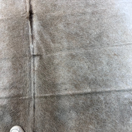 Natural Grey Cowhide Rug Size: 7x7 feet Z-297