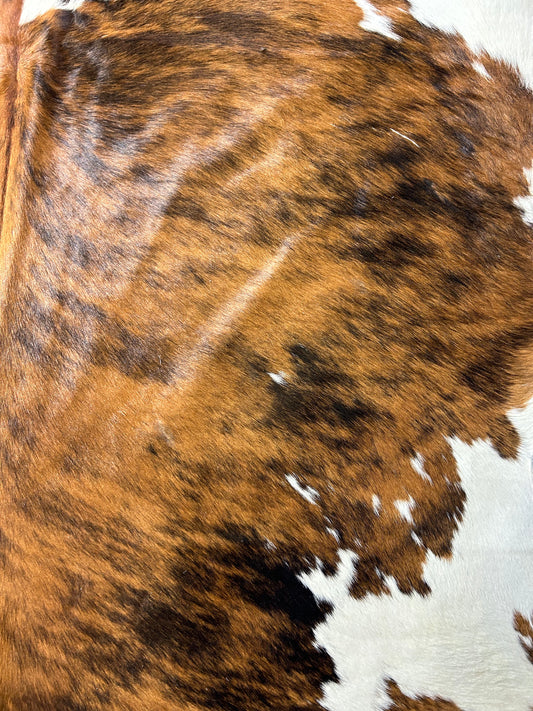 Tricolor Cowhide Rug D-413