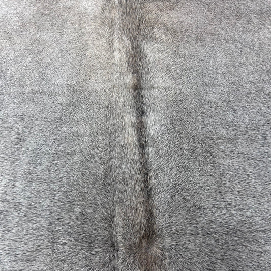 Natural Grey Cowhide Rug Size: 7x7 feet X-006