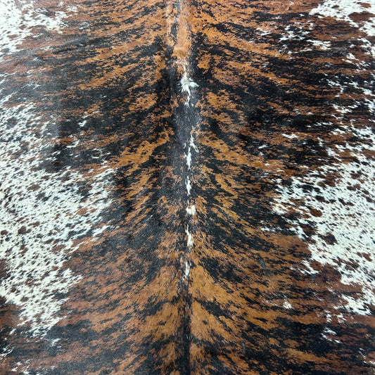 Speckled Brindle Cowhide Rug Size: 7x6.5 feet Y-208