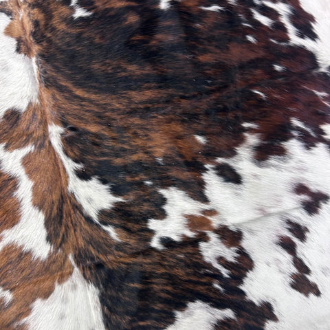 Tricolor Cowhide Rug (39.25 sq ft) Size: 7.2x6.2 feet Colombia-218