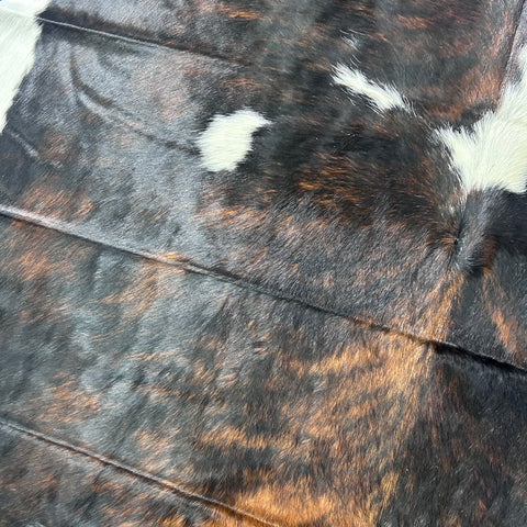 Tricolor Speckled Cowhide Rug (44 sq ft) Size: 8x6.5 feet Colombia-234