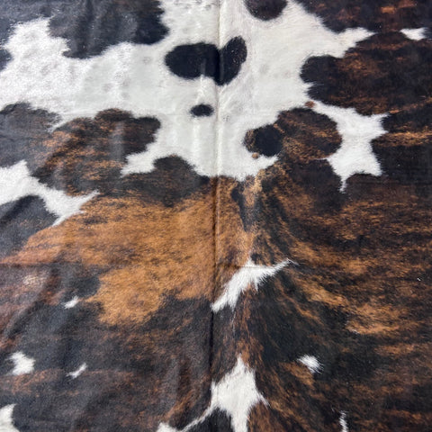 Tricolor Cowhide Rug Size: 8x7 feet Z-303