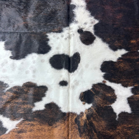 Tricolor Cowhide Rug Size: 8x7 feet Z-303