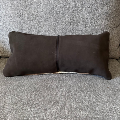 New Real Giraffe Hide Pillow Case 21x10 inches Genuine Giraffe Skin/ Suede Back