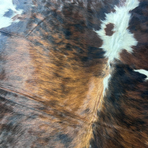 Tricolor Cowhide Rug (huge size) Size: 8x7 feet Z-308