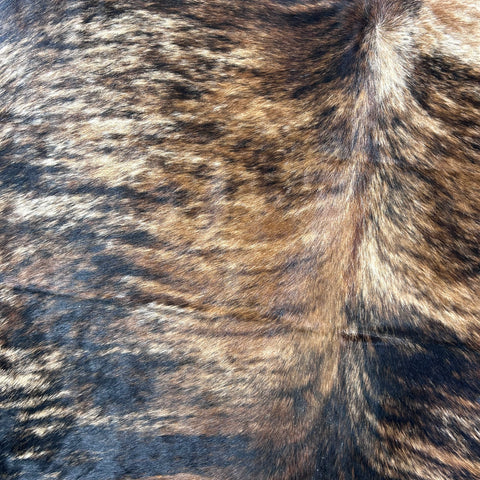 Brindle Cowhide Rug (35 sq ft) Size: 6.7x6.5 feet Colombia-61
