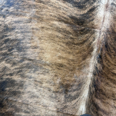 Brindle Cowhide Rug (39.5 sq ft) Size: 7x7 feet Colombia-57