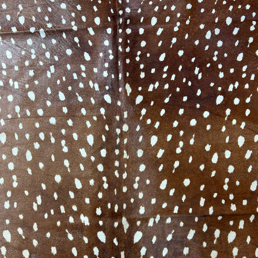 Axis Deer Print Cowhide Rug Size: 8x7 feet Z-134