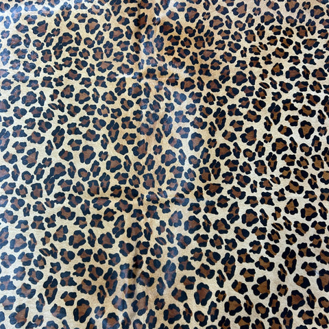 Leopard Print Cowhide Rug Size: 7.5x5.5 feet Z-135
